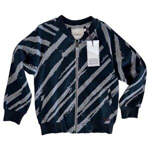 MARMAR JEANS - SWEATSHIRT JACKET - GREY/BLACK - 84% COTTON - NWT